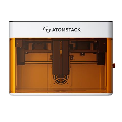 【Design compatto e portatile】 Con un peso di soli 3 kg circa e dimensioni maneggevoli (265 × 303 × 185 mm), questo mini laser cutter è immediatamente pronto all'uso. Nonostante la struttura compatta, offre un'area di lavoro stabile di 110 × 110 mm, ideale per l'ufficio, l'officina o progetti fai-da-te in movimento.