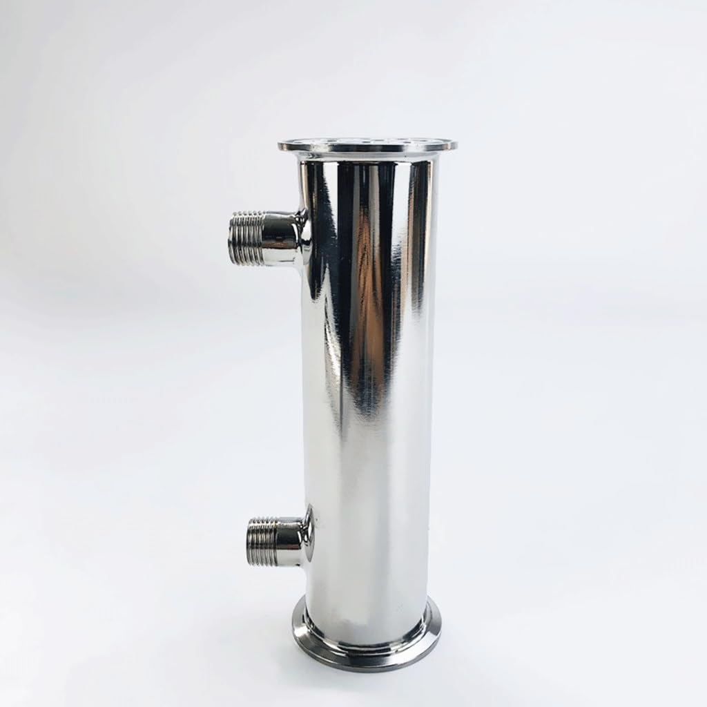 2 "51mm (OD64mm) Tri Clamp typ szpuli długość rury 200mm z 1/2" męskim bieżnikiem ze stali 304, do złączek rurowych w domu i ogrodzie