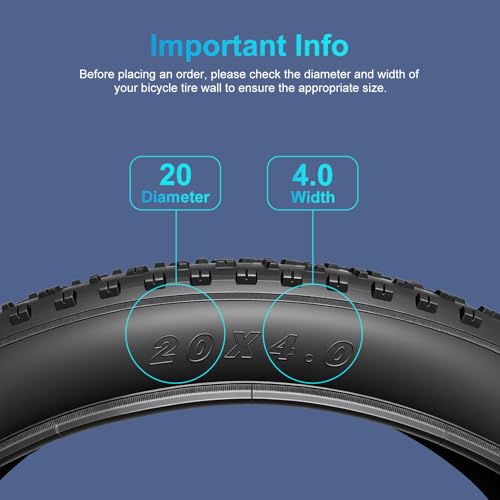 Fat Tire 20×4.0/26×4.0 Inch Replacement Bicycle Tire
