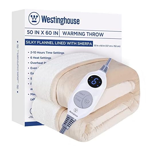 Westinghouse Electric Heated Throw Blanket