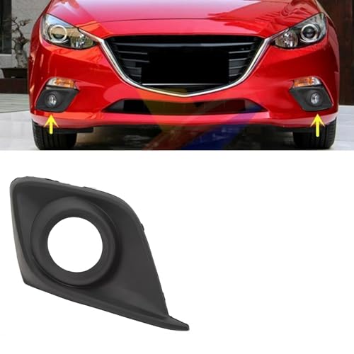 Lámpara antiniebla: par de biseles negros para parachoques de Mazda 3 4