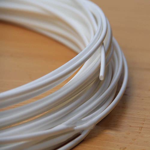 Rattan Repair Kit,Round Synthetic Rattan Fix Kit Vinyl Plastic Waterproof Brown Woven Rattan For Garden Patio Furniture And Rattan Chair Sofa Couch Basket Replacement-1Lb(Round White) #TOP5