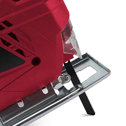 Serra Tico Tico 127V-500W Com Lamina Para Madeira E Base Ajustável, 0-3300GPM Multilaser Vermelha -