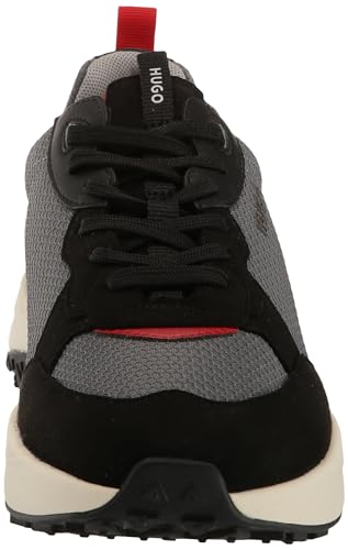 Image of HUGO Mens Running Style Mix Material Sneakers