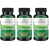 Swanson D-Mannose 700 mg 60 Caps (3 Pack)