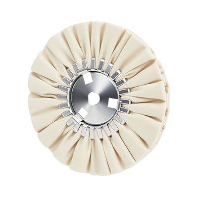 8 White Airway Buffing Wheel with Buffing Polishing Cutting Compounds