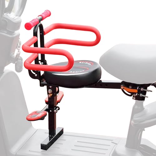 GLDYTIMES Assento infantil com encosto de apoio de braço, guadrail para scooter elétrica com assento