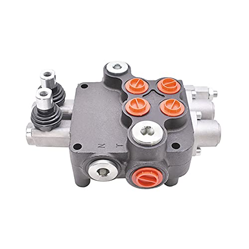All-Carb 2 Spool 21 Gpm Hydraulic Valve Hydraulic Directional Control Valve Double Acting Valve 3600 Psi Sae Ports For Small Tractors Tractors Loaders Log Splitters #TOP2