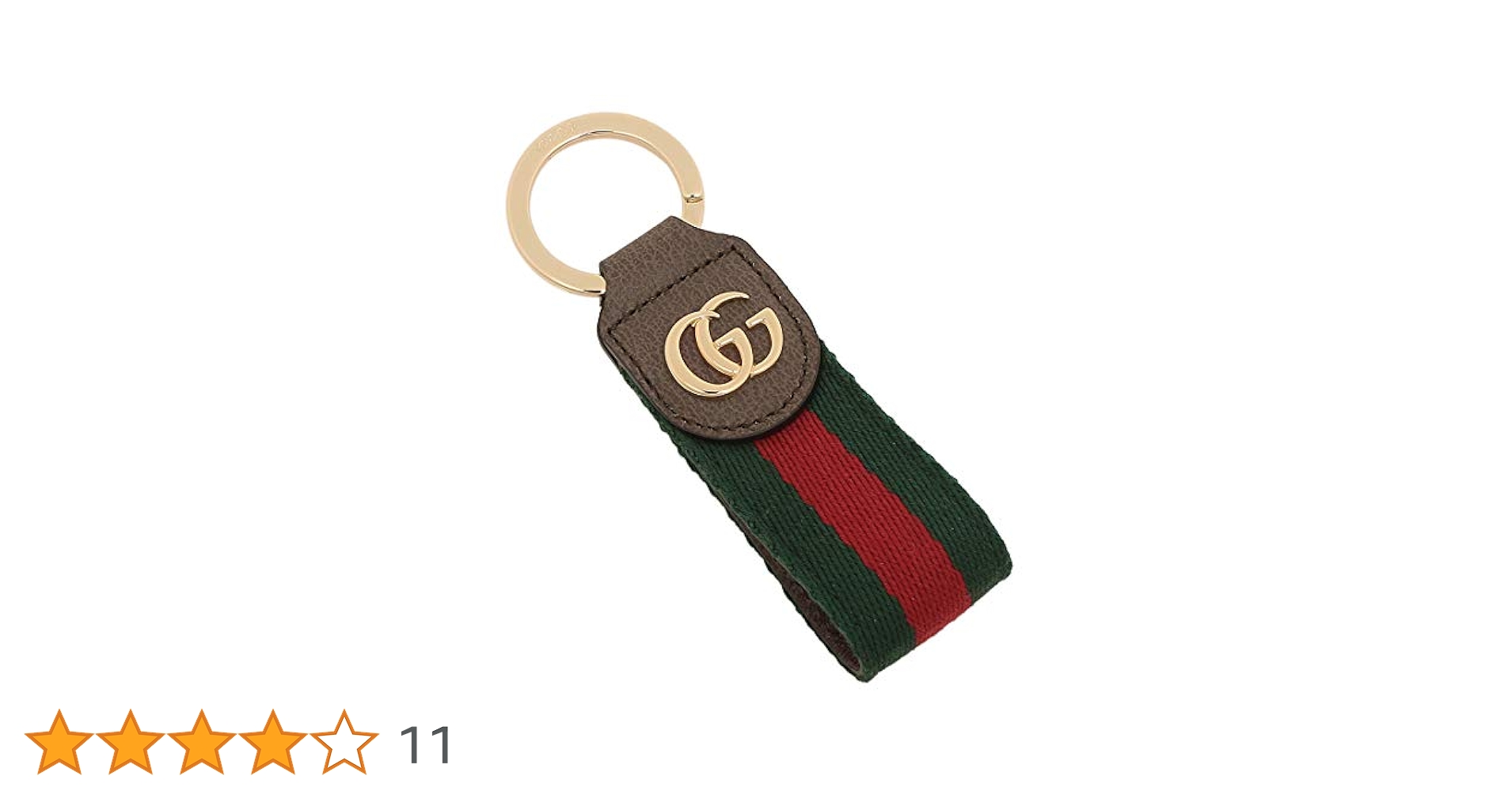 GUCCI GGロゴ キーリング グリーン/レッド GUCCI GGロゴ キーリング グリーン/レッド