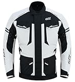 GPI MOTO Adventure/Touring Motorcycle Jacket for Men Oxford Fabric Detachable Liner for enduro Biker CE Armor & Waterproof