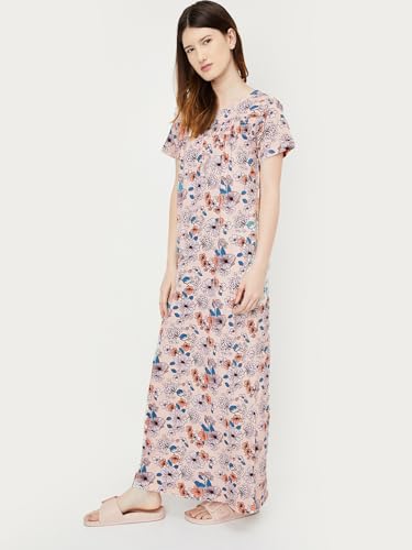 Image of Max Women's Cotton Casual Night Maxi Gown