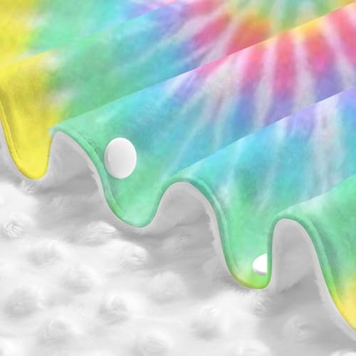 Image of Tie Dye Baby Car Seat Canopy Cover 39x27.5 Inches Multi Use Nursing Cover for Newborn Car Seat Canopy Mom Nursing Breastfeeding Covers Newborn Shower Gifts