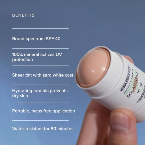 MDSolarSciences Mineral Tinted Solar Stick SPF 40 Sunscreen - Oil-Free Formula, UVA-UVB Protection - Zinc Oxide - 80 Minutes of Water… – Ansicht 3