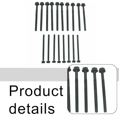 Tornillos de culata de alta resistencia para Ford Transit Custom y Ranger 2.2 3