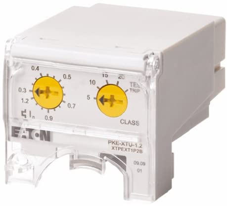 Protección de motor precisa con el bloque de disparo Eaton PKE-XTU-1,2 ajustable