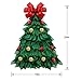 Christmas Wreath - 24 Inch Handmade Large Xmas Tree Wreath - Holiday Farmhouse Ornament Wreaths Decorations for Home Front Door Window Wall Outside Indoor Outdoor