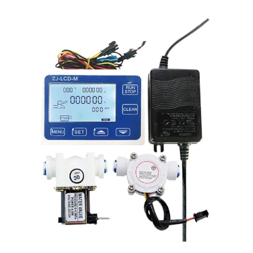 Controlador automático ZJ-LCD-M para regular el consumo en medidor de caudal de agua