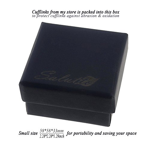 Salutto Men's Drums Cufflinks With Gift Box #TOP4