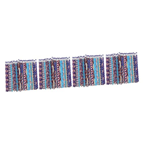 NUOBESTY 4 Juegos Lápiz De Lápiz De Papelería 4 De Julio Escribiendo Lápices Lapices Infantiles Lapices Para Niños Pintura Escribiendo Lápices De Madera Lapices Largos 48 Uds * 4