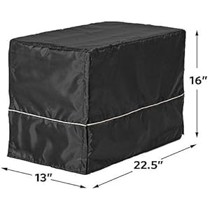   MidWest-Homes-for-Pets-Dog-Crate-Cover-Privacy-Dog-Crate-Cover-Fits-MidWest-Dog-Crates-Crate-Cover-Only-Machine-Wash-Dry-Black-22-Inch