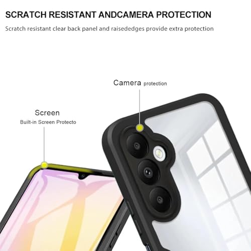 Image of REALCASE Stylish Armor Back Cover Case for Samsung Galaxy M55 5G / F55 5G | Slim Fit Hard PC Back & Soft TPU Bumper | Protective Shockproof Scratch Resistant Case for Samsung M55 / F55 5G
