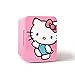 Ukonic Hello Kitty Mini Fridge 4L/6-Can Cooler – Thermoelectric, Portable, AC/DC, Kawaii Pink Design, Official Sanrio, for Bedroom, Office, Travel