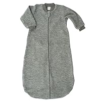 Lilano, Merino Flausch Schlafsack mit Arm, 100% Wolle (kbT) (Grau, 86-92) Baby