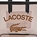 Lacoste Women's Large Anna Transparent Grained Tote, Navy Blue/Dark Strait, One Size