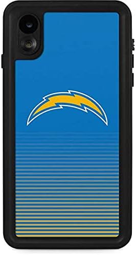 Skinit Waterproof Phone Case Compatible with iPhone XR - Officially Licensed NFL Los Angeles Chargers Breakaway Design Blue