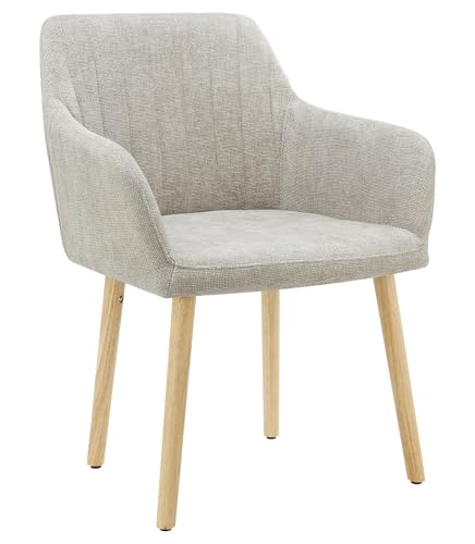IlGruppone Poltroncina Stile Scandinavo in Tessuto con Gambe...