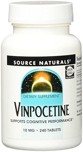 SOURCE NATURALS Vinpocetine 10 Mg Tablet, 240 Count