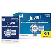 Juven Therapeutic Nutrition Drink Powder Including Collagen Peptides, Amino Acids, and HMB For Wound Healing Support, Unflavored, 30 Packets