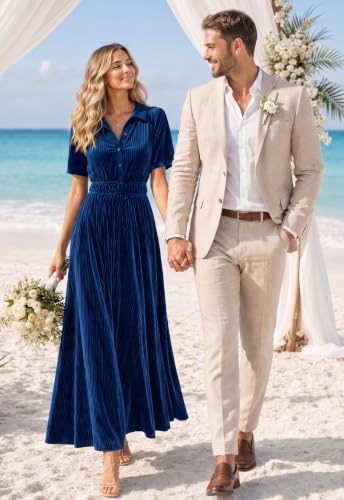 Image of Sissyaki Velvet Maxi Dress Fall Wedding Guest Dress Cocktail Dress 2026