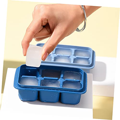 Pack de 6 moldes de cubitos de hielo de plástico DIY miniatura 4