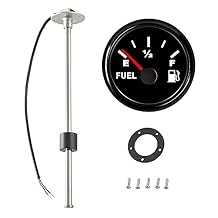 100TECH Marine Fuel Sending Unit 8.5" 240-33 ohms Bundle Boat Fuel Level Gauge Marine240-33 ohms