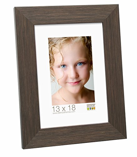 S42PA2-13.0X13.0 - Cornice portafoto in Resina con venature Colore: Bronzo 24 x 30 cm