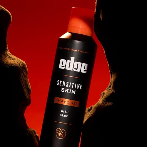 Edge Shaving Gel for Men, Sensitive Skin with Aloe, (6 Pack) - Shave Gel For Men That Moisturizes, Protects and Soothes To Help Reduce Skin Irritation - Image 6