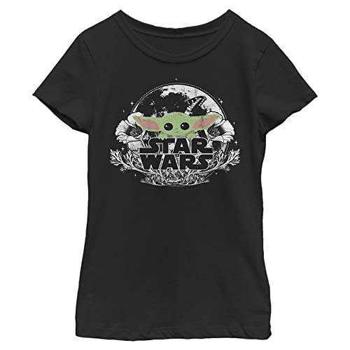 T-shirt Star Wars The Child Grogu pour fille en coton noir taille S