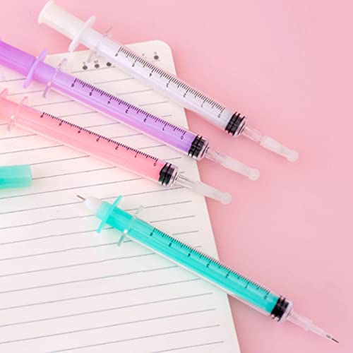 Nuobesty Syringe Pens Ballpoint Gel Pens: 12Pcs 0. 5Mm Black Ink Pens Retractable Fun Novelty Pen For Nurses Nursing Student School Supplies Stocking Stuffers #TOP4