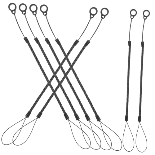 SEWACC Stylus Pen Rope 8pcs Wrist Lanyard Straps Elastic Tether for Writing Pen Anti-Lost Lanyard Coiled Spring Straps
