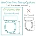 Vive Raised Toilet Seat Riser for Seniors (with Handles) - Handicap Rail Grab Bar Seat for Over Toilet - Elevated Safety for Elderly, Disabled, Medical - Standard