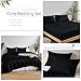 Linenwalas Duvet Cover Set King Size - Viscose Derived from Bamboo Soft, Light Weight, Zipper Closure and Corner Ties Cooling Comforter Cover with Fitted Sheet, Black Halloween Bedding (Jet Black)