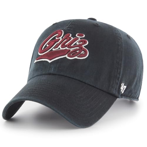 Montana Grizzlies Clean Up Adjustable Hat - Black