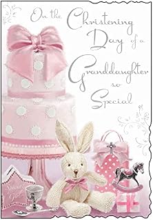 Special Granddaughter Christening Day Card