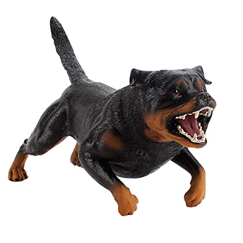 Chien Rottweiler miniature pour décorer une table d'anniversaire et amuser les enfants
