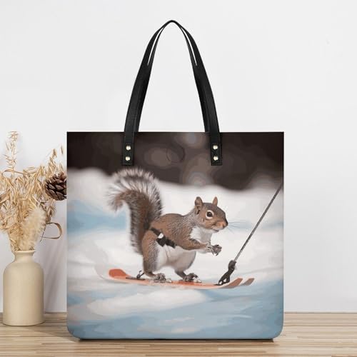 Sac fourre-tout écureuil idéal pour le ski et le shopping