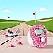 Pink Electronic Finger Tally Counter Clicker Counter,Convenient Portable Digital Display Tally Counter,Resettable Mini Lap Counter for Golf Goods Counting Accessories,Track and Field Lap Counters