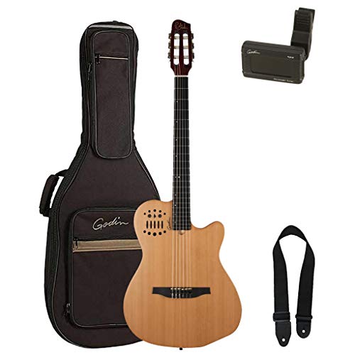 Godin S_ Multiac Series-ACS Slim Cedar Nylon Guitar with MOobO M^[P[X Bundle AR[XeBbNM^[ ARM M^[ (sA)