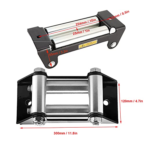Keenso Verricello Passacavo a Rulli da 254 Mm