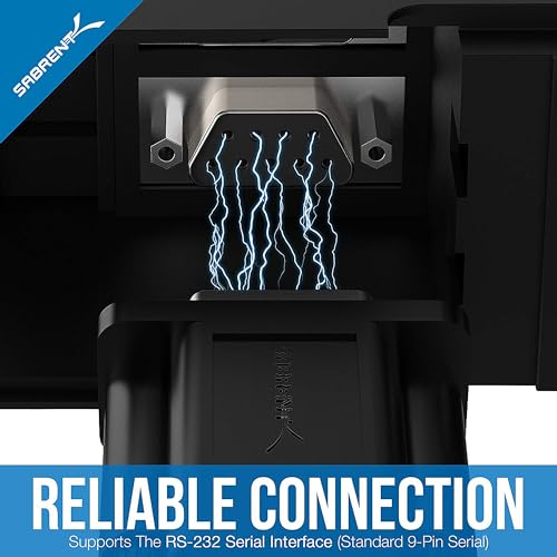 Image of SABRENT USB 2.0 to Serial (9-Pin) DB-9 RS-232 Adapter Cable 6ft Cable [FTDI Chipset] (CB-FTDI)